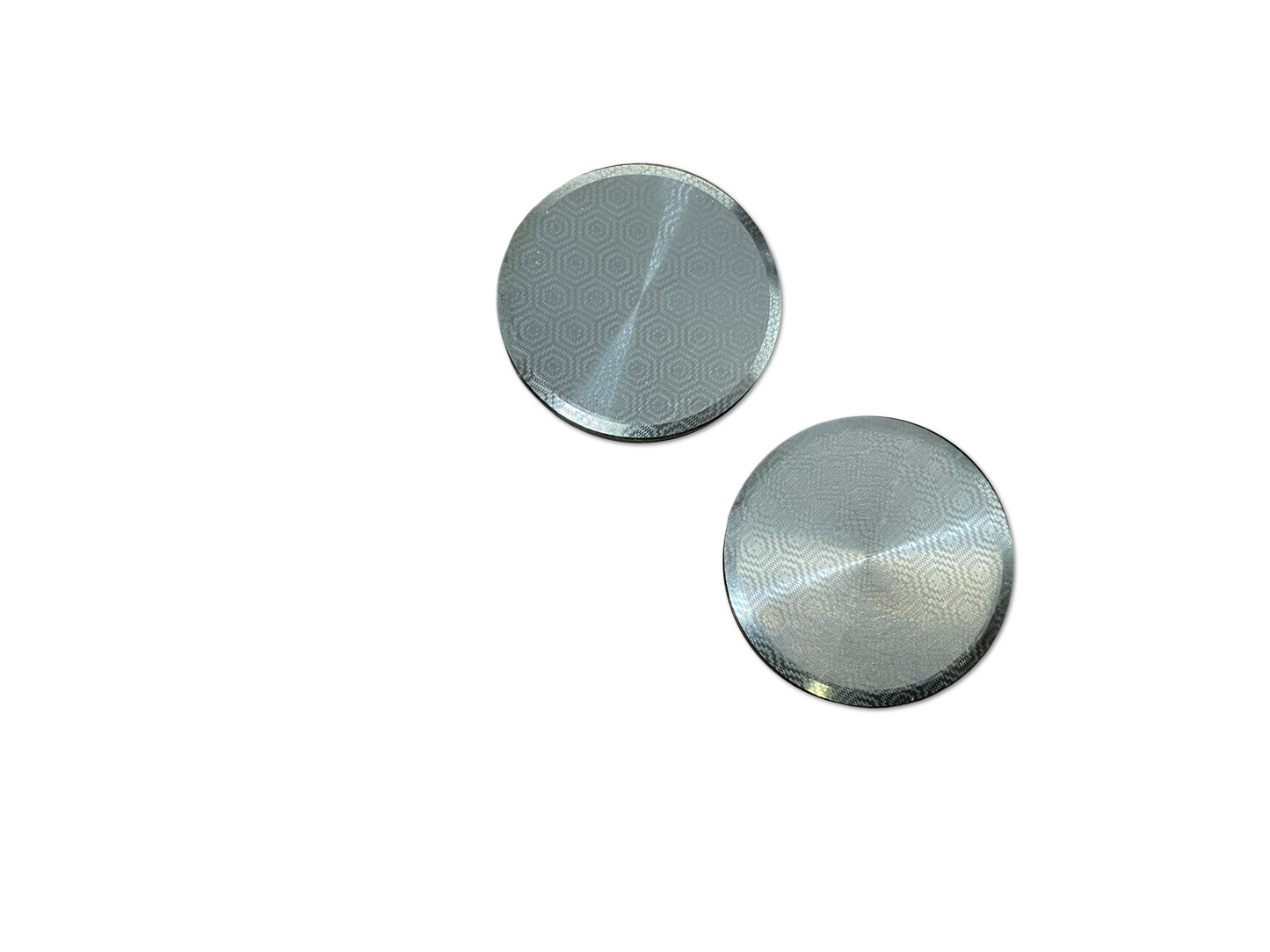 HONEYCOMB engraved Black Zirconium CLICKY HAPTIC Coins Fidget
