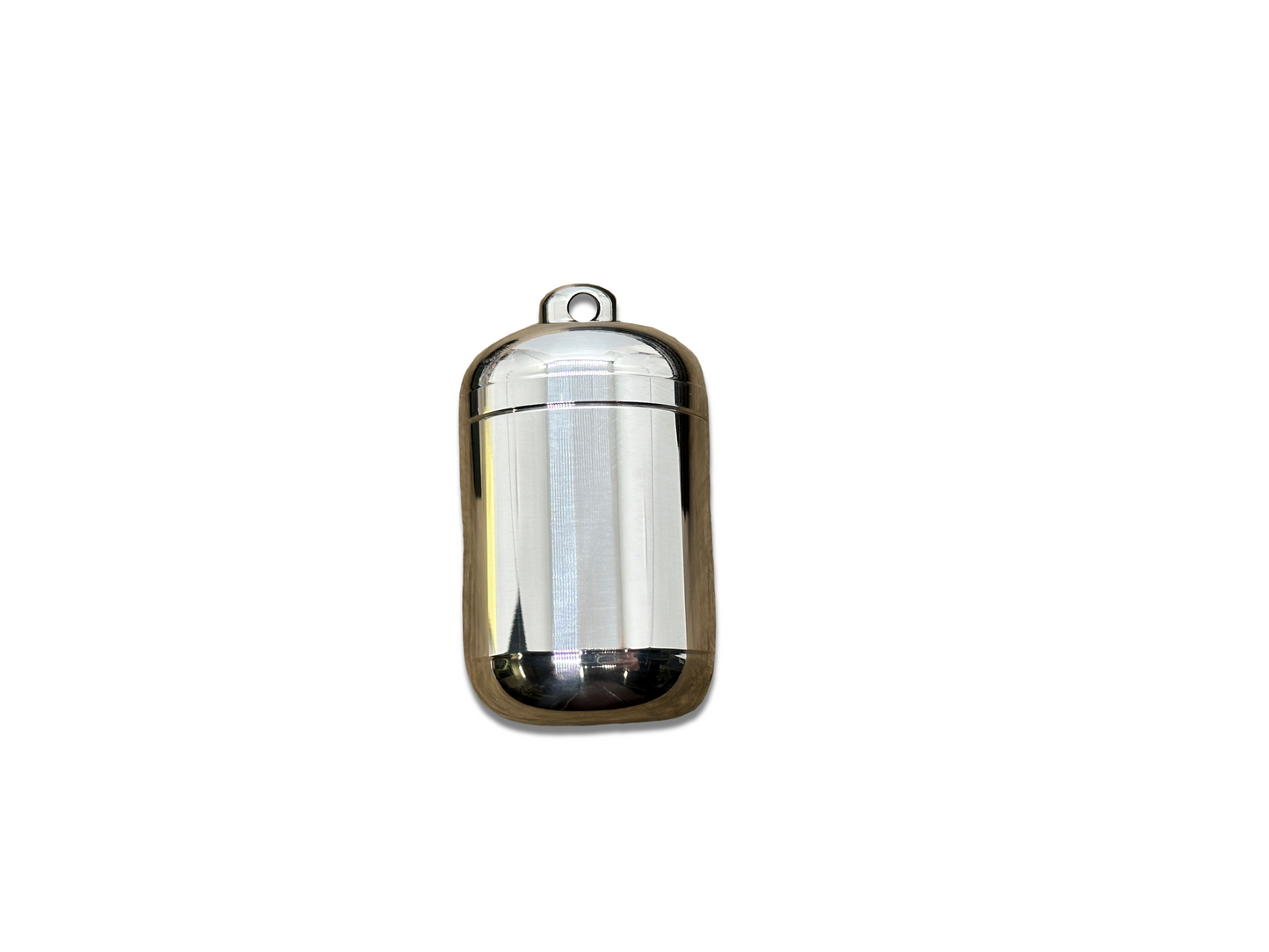 Keychain Polished Aluminum Pill Box Pocket Pill Case Stash box Meton-Vault