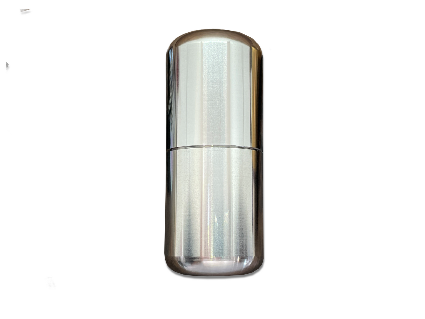 Tall-XL Meton-Vault Pill box Stash box Polished TITANIUM Pill Case Candy Box