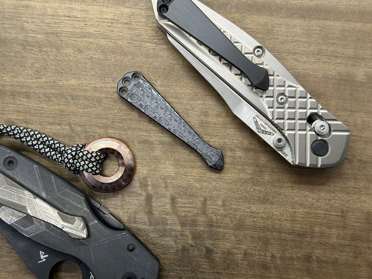 Black Dama AEGR SPIDY Titanium CLIP for Benchmade