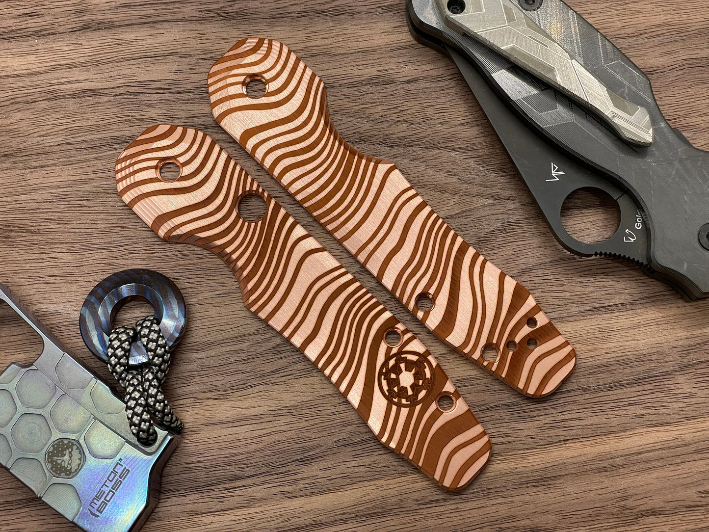 Beskar Mandalorian Copper Spyderco