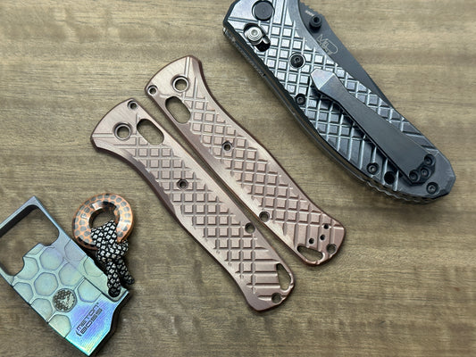 FRAG Cnc milled DARK Copper Scales for Benchmade Bugout 535