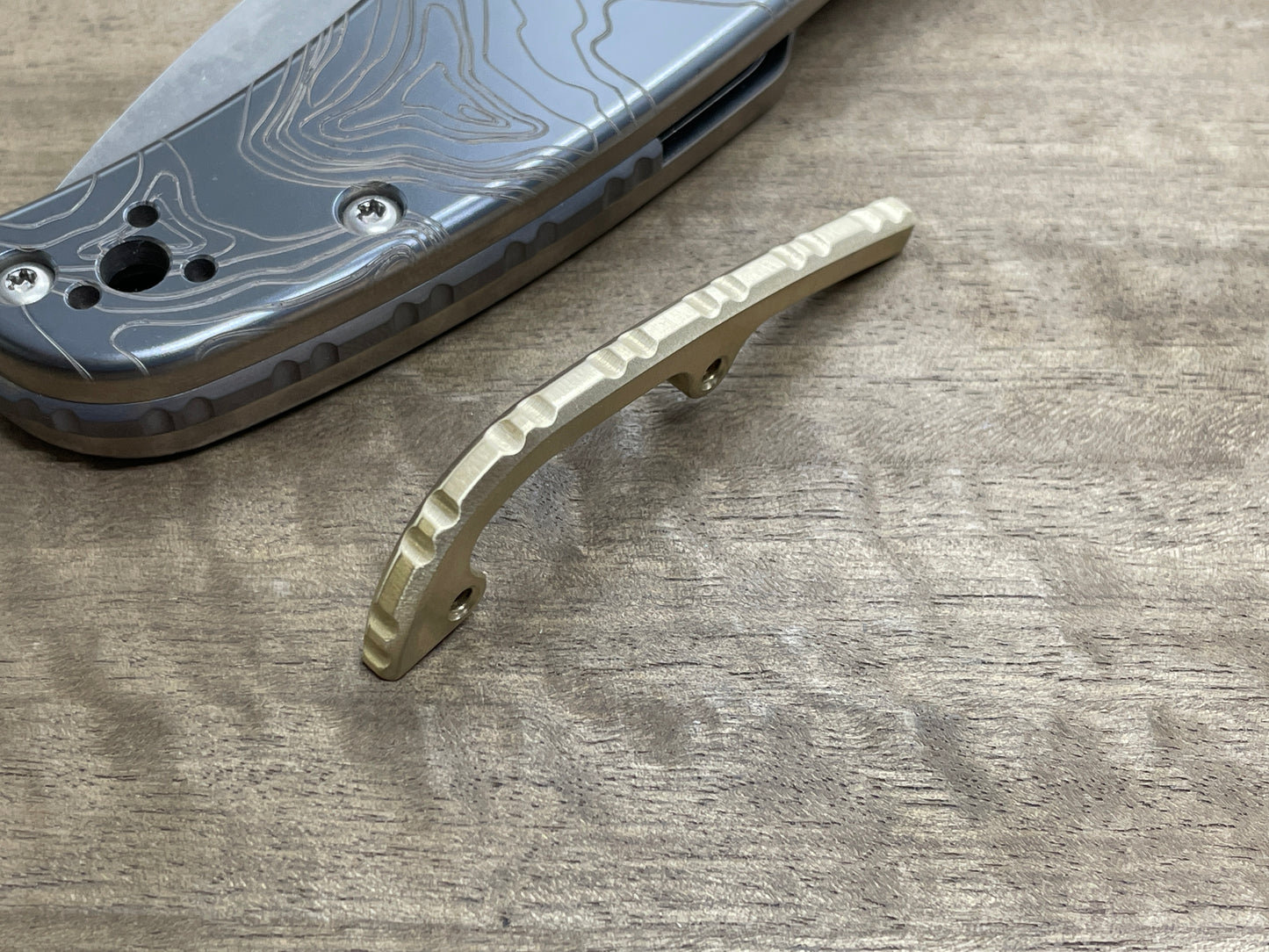 Brass Gear BACKSPACER for Spyderco Shaman MetonBoss