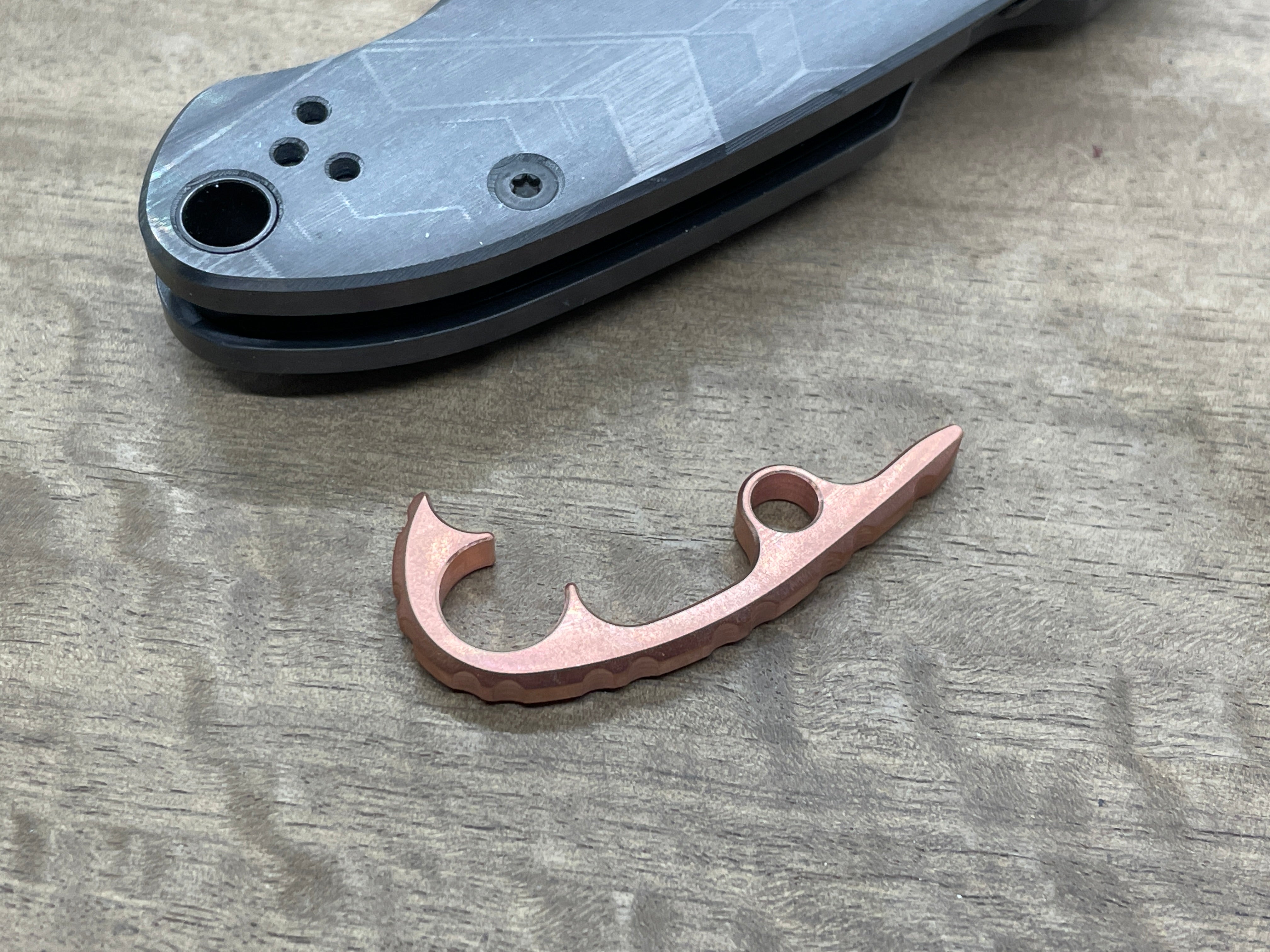 Spyderco Paramilitary 3<br>Copper Backspacer