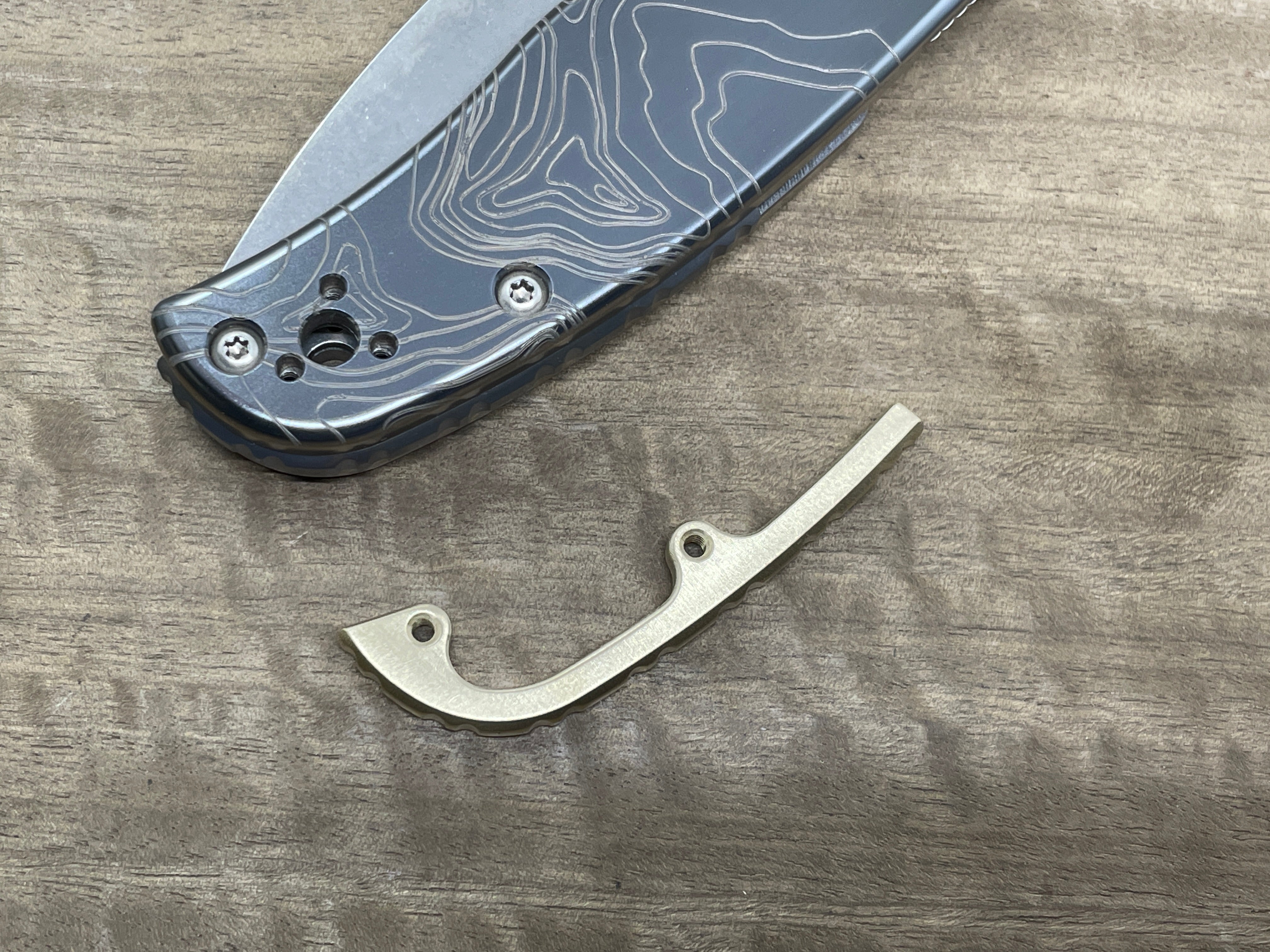 Spyderco Shaman<br>Brass Backspacer