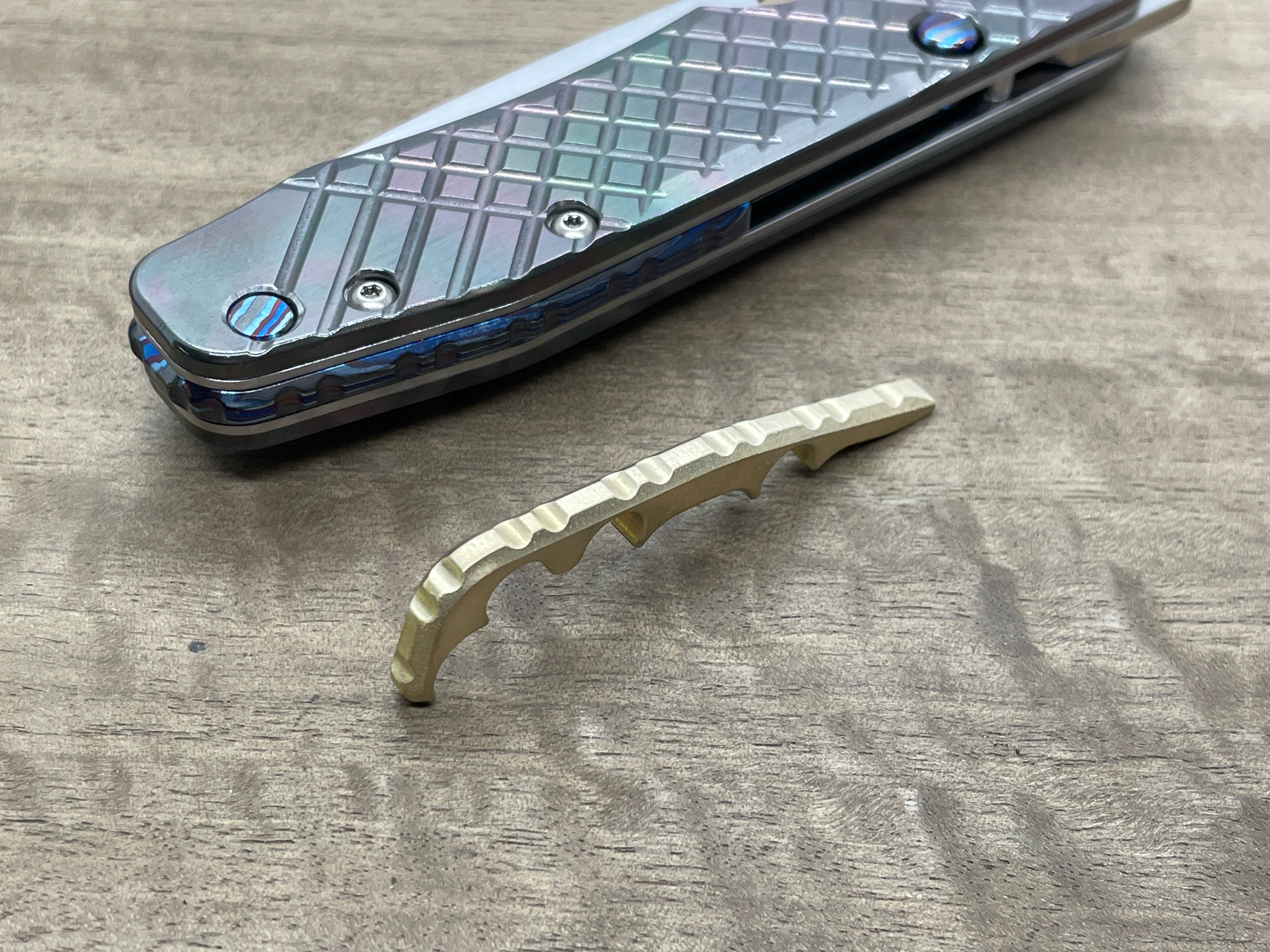 Spyderco Smock<br>Brass Backspacer