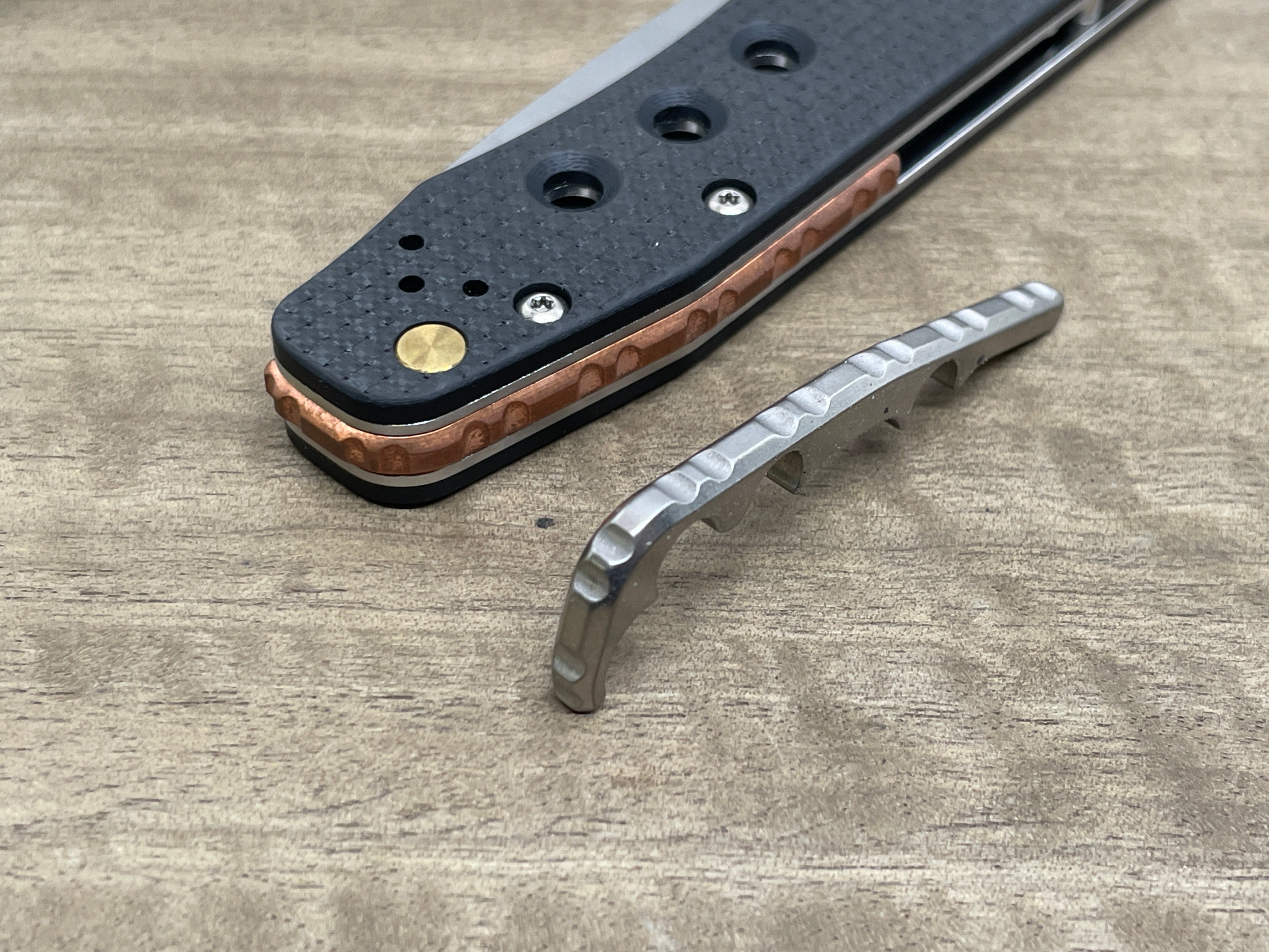 Spyderco Smock<br>Titanium Backspacer