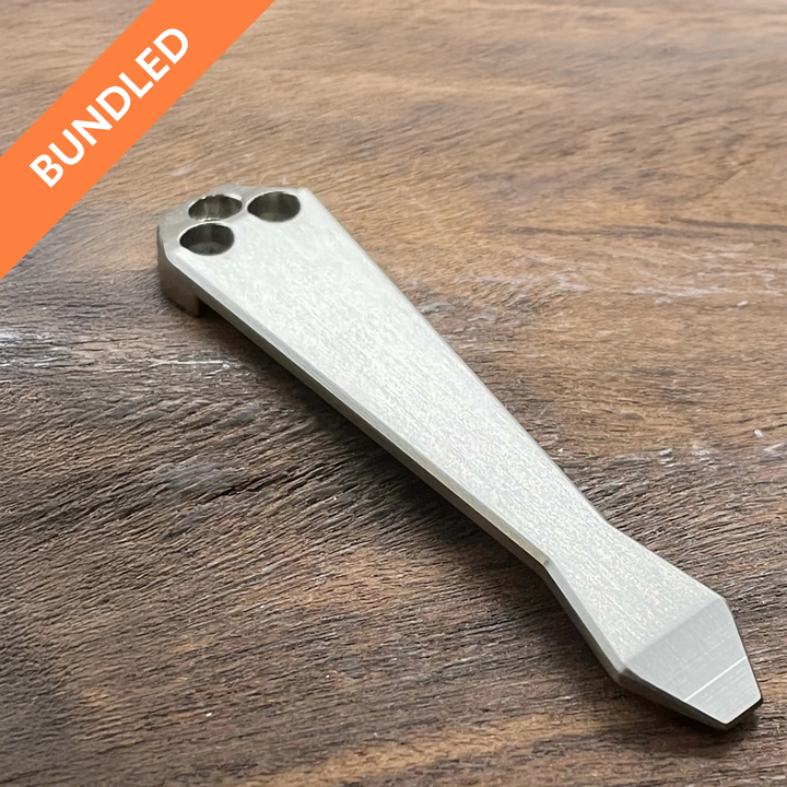 Matching Clip Spyderco<br>Titanium Standard - Diamond Tip