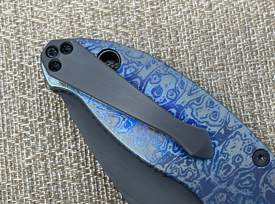 Clip Spyderco Models<br>Zirconium Standard - Spidy Tip