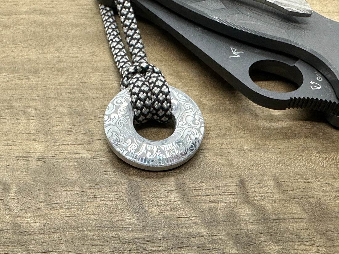 Lanyard Bead 1 inch<br>Aluminum