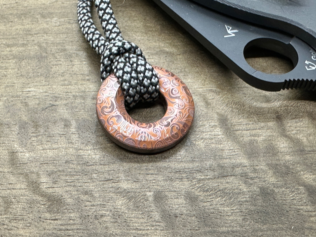 Lanyard Bead 1 inch<br>Copper