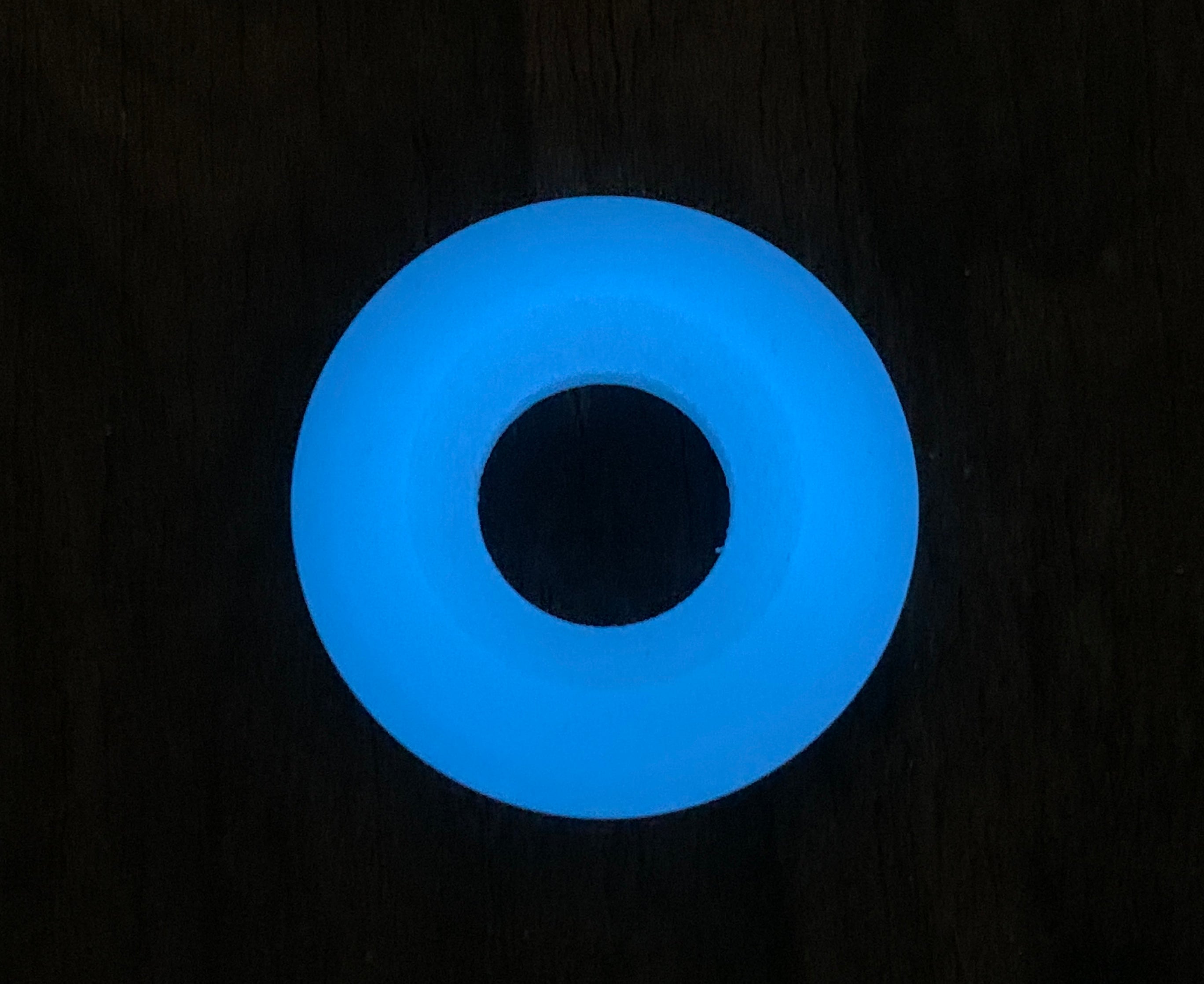 TurboGlow in the Dark Lanyard Bead keychain
