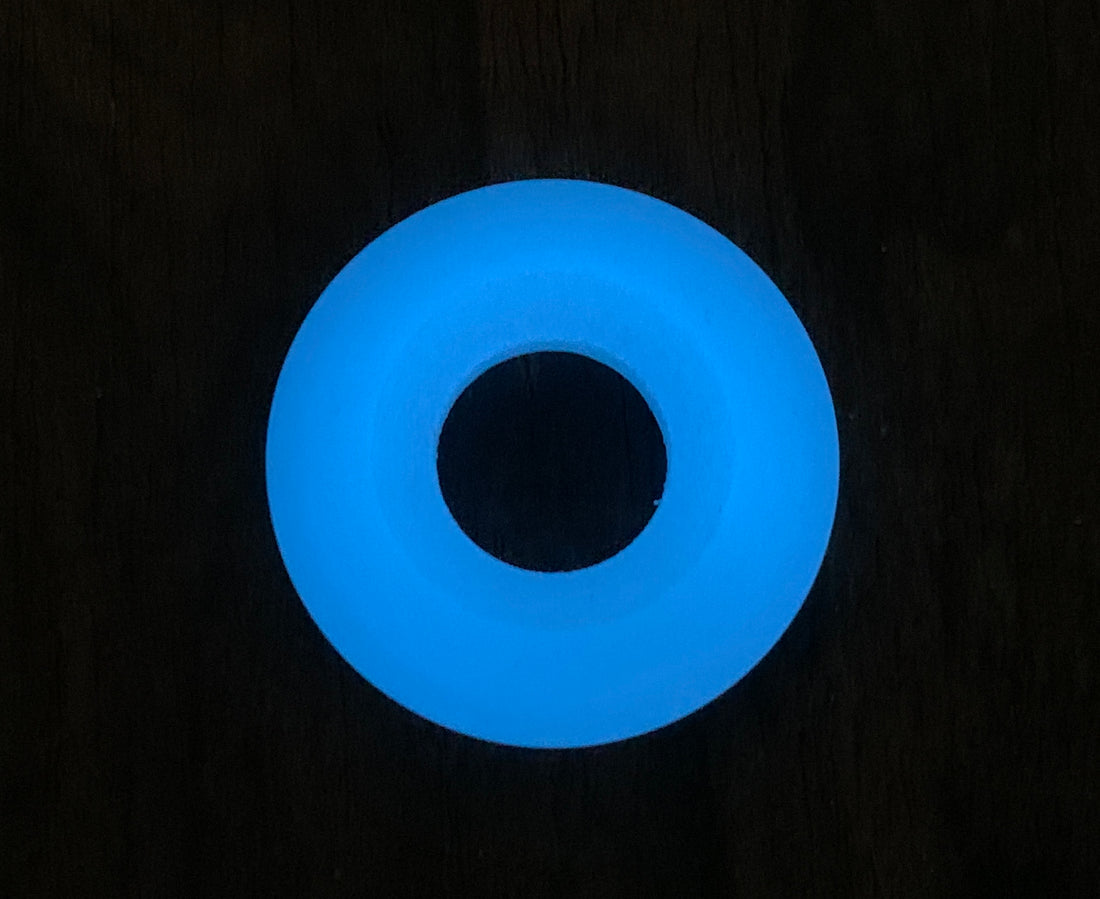 TurboGlow in the Dark Lanyard Bead keychain