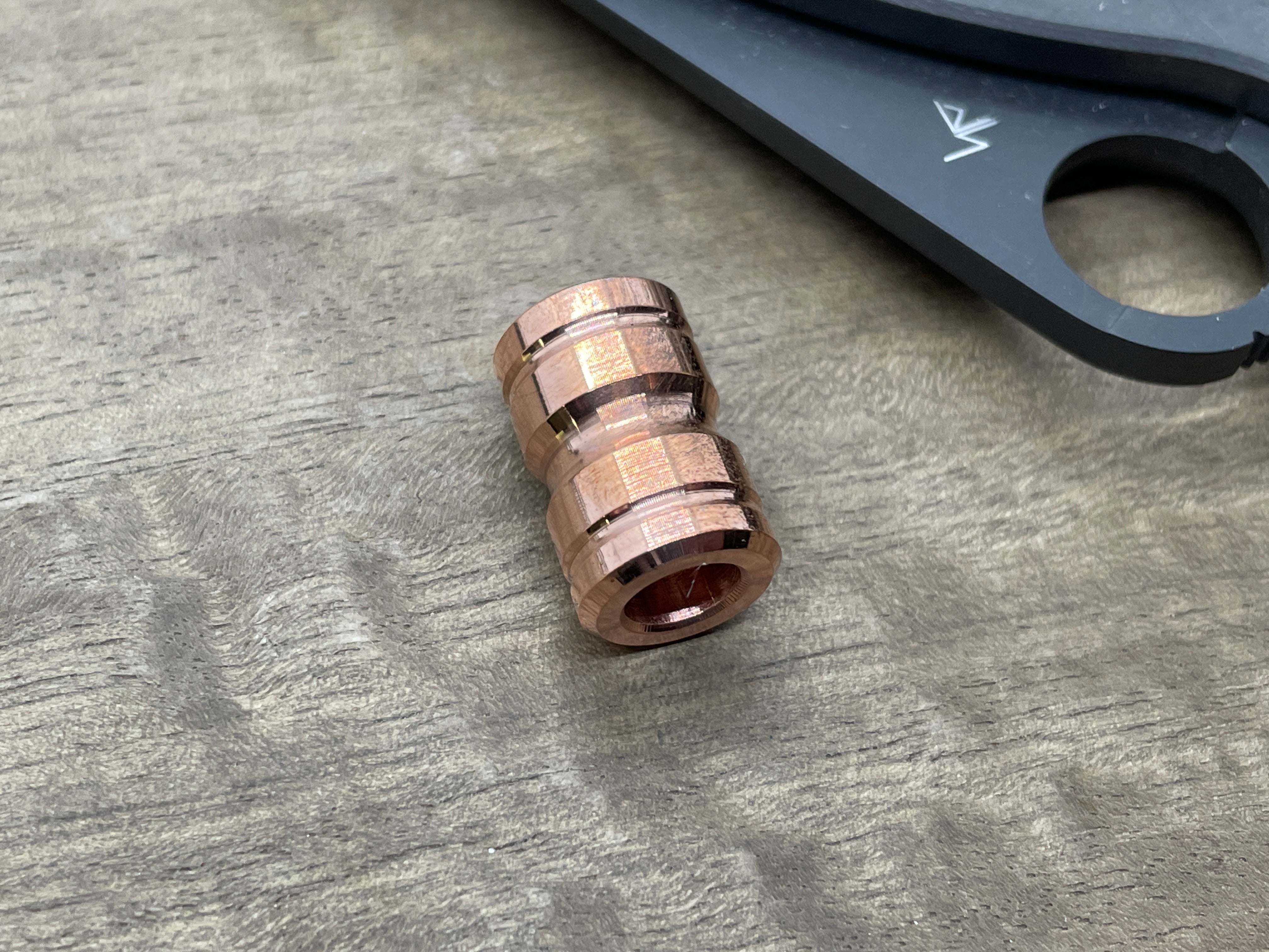 Lanyard Bead Tube Copper