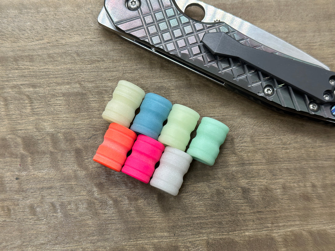 TurboGlow in the Dark Lanyard Bead Tube keychain
