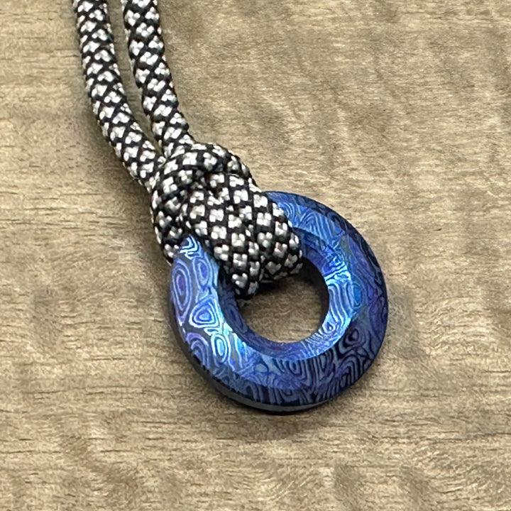 Lanyard Bead 1 inch<br>Titanium