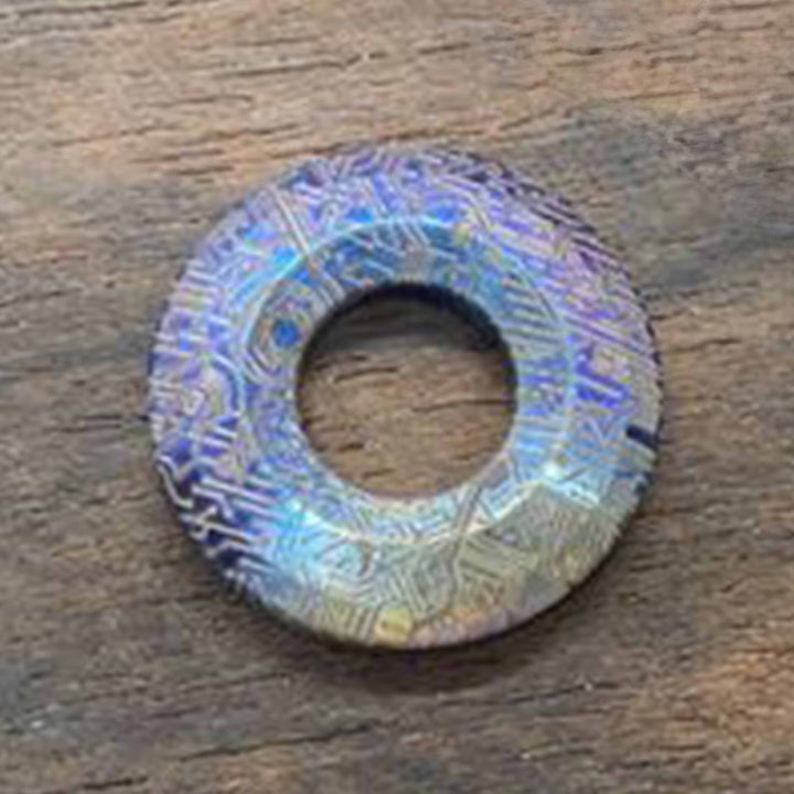 Lanyard Bead 1 inch<br>Titanium
