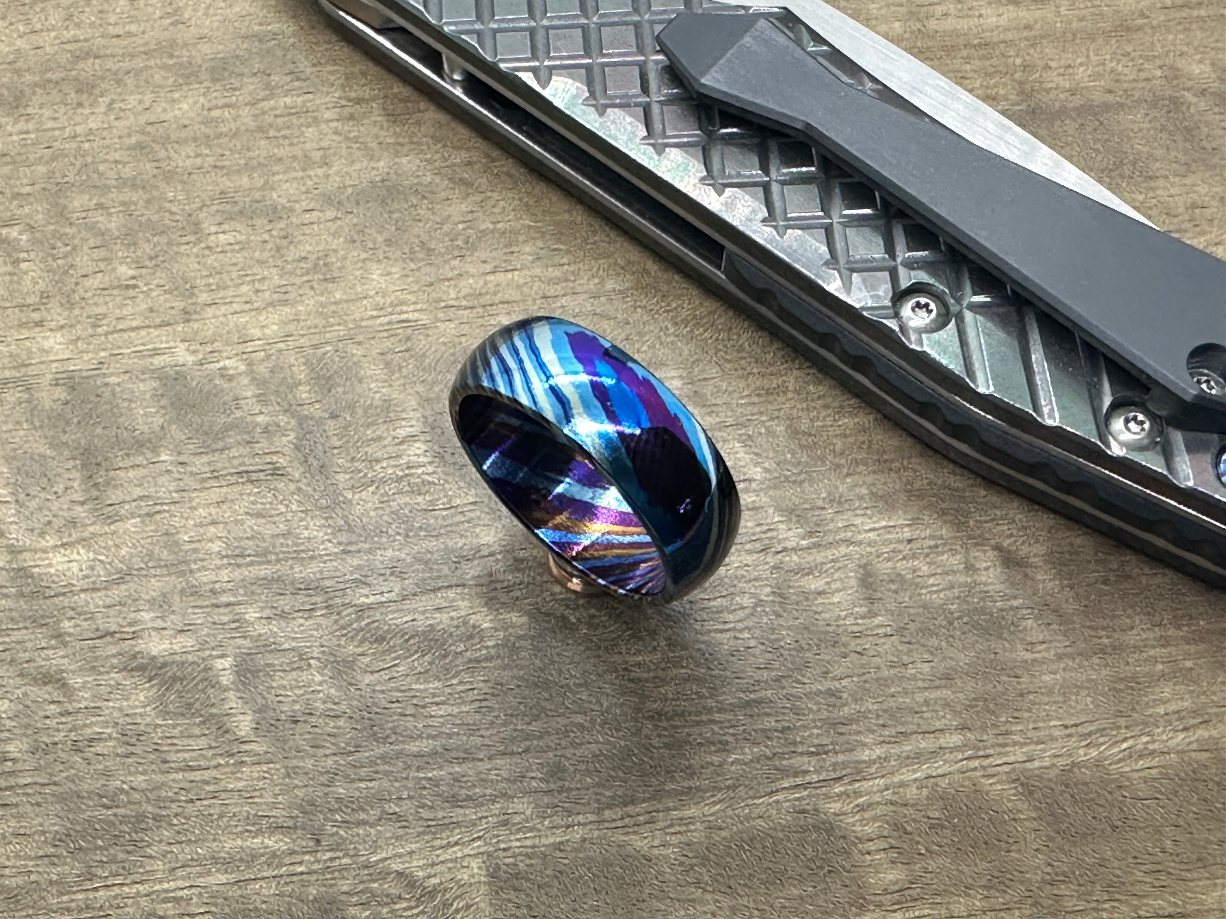 Ring Comfort Timascus US size 8