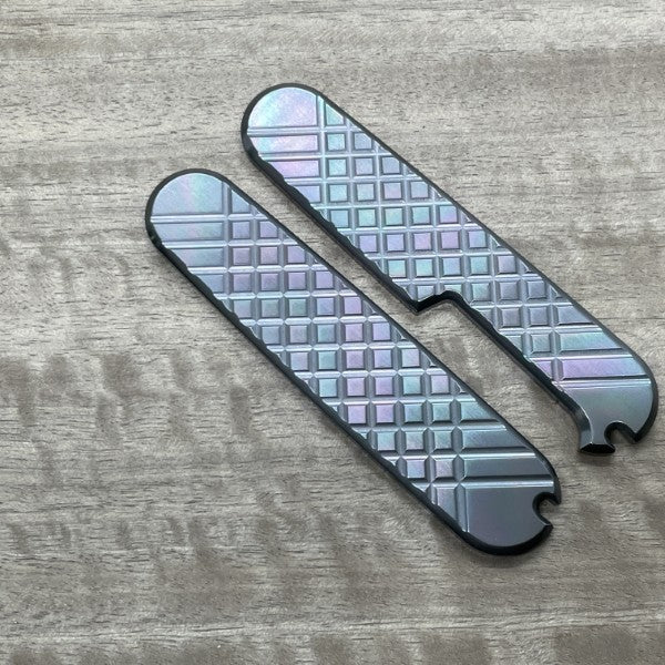 FRAG CNC Milled 91mm Zirconium Scales for Swiss Army SAK
