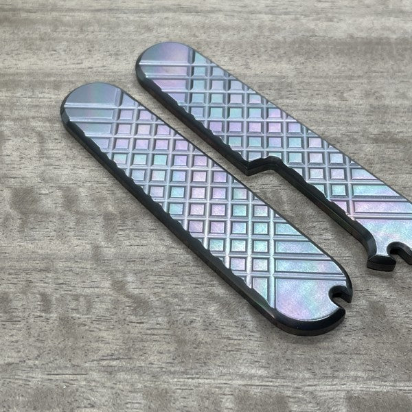 FRAG CNC Milled 91mm Zirconium Scales for Swiss Army SAK