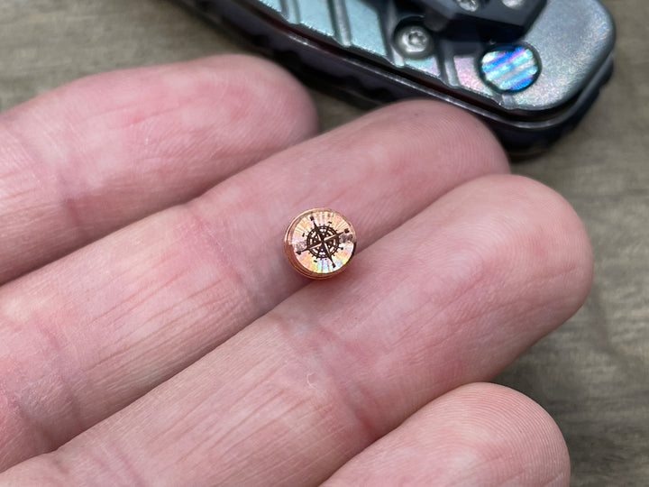 Copper Lanyard Hole Plug<br>Spyderco Smock