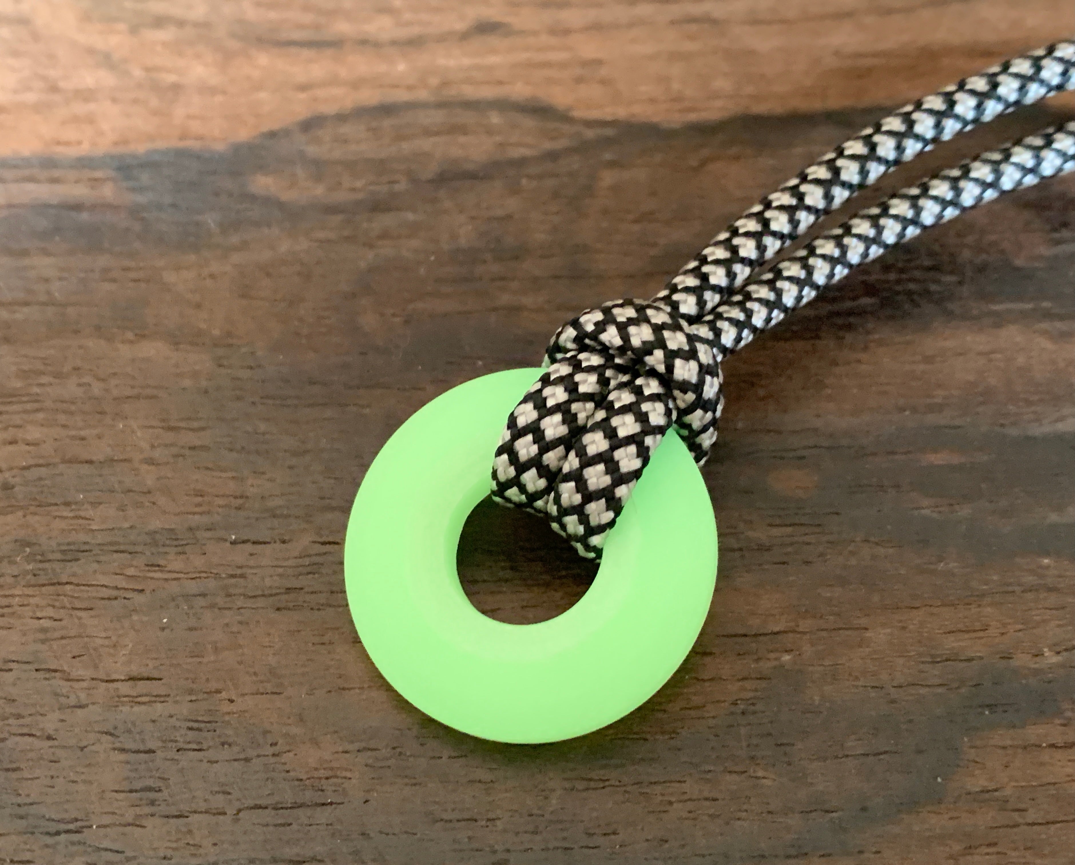 TurboGlow in the Dark Lanyard Bead keychain