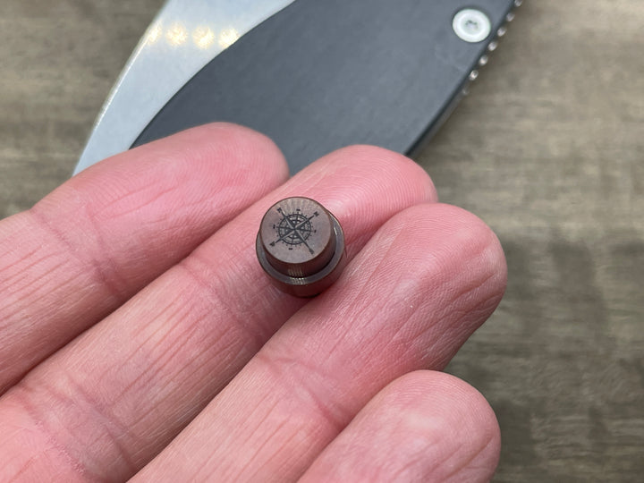 Copper Lanyard Hole Plug<br>Spyderco Manix 2