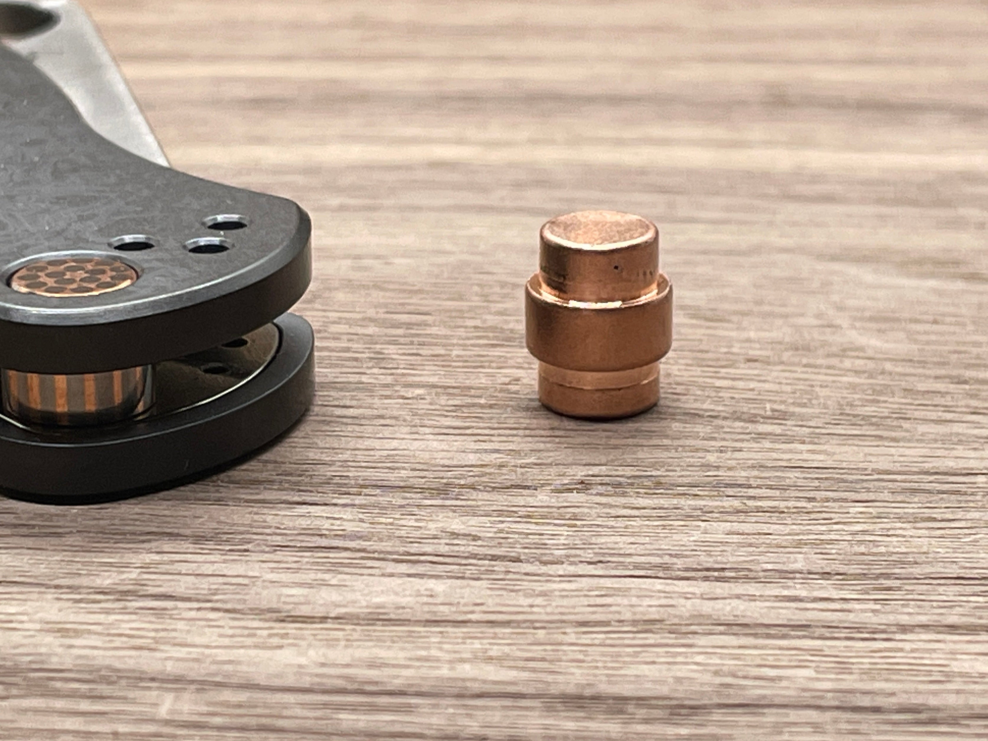 Copper Lanyard Hole Plug<br>Spyderco PM2 & PM3