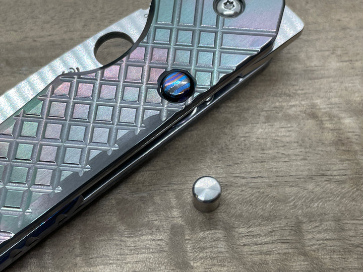 Zirconium Button<br>Spyderco Smock