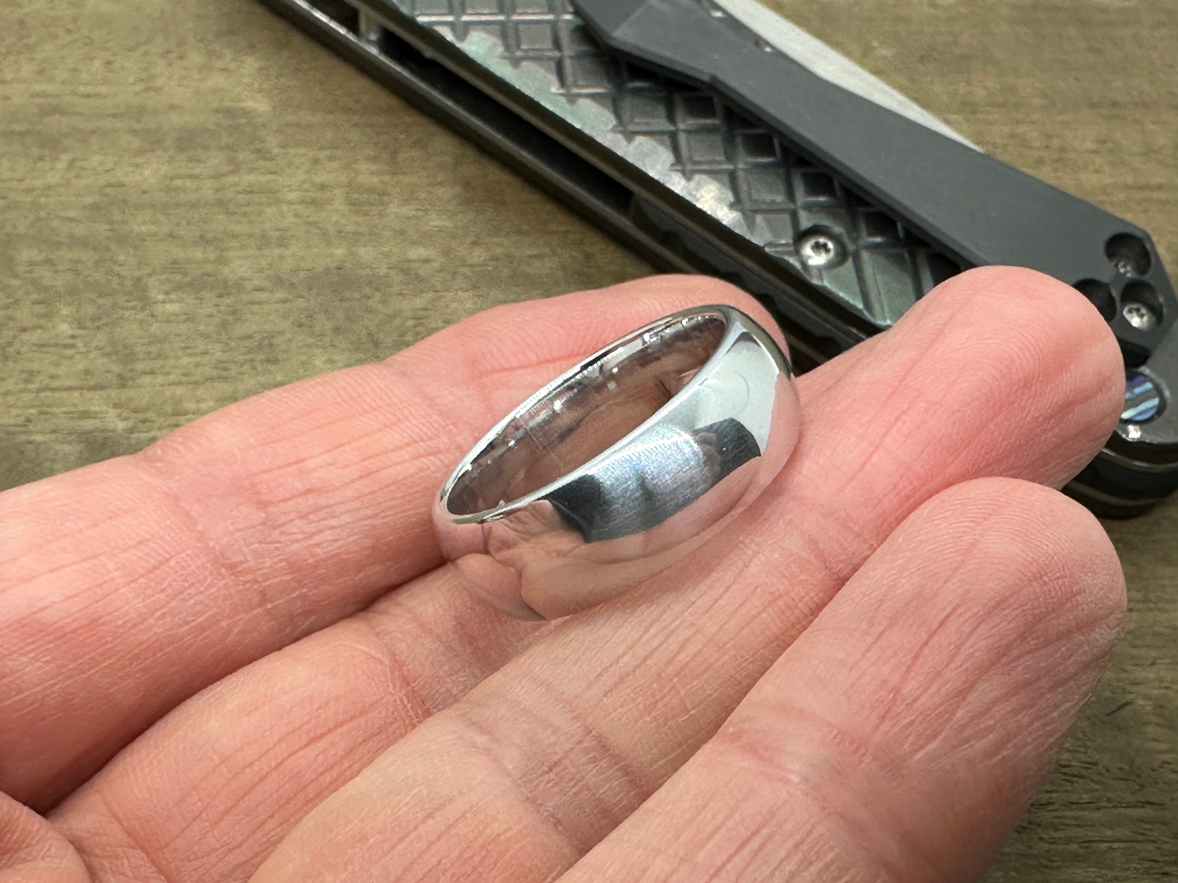 Ring Comfort Stainless Steel US size 8-12