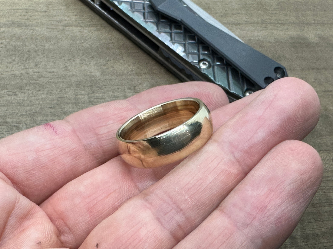 Ring Comfort Brass US size 8-12