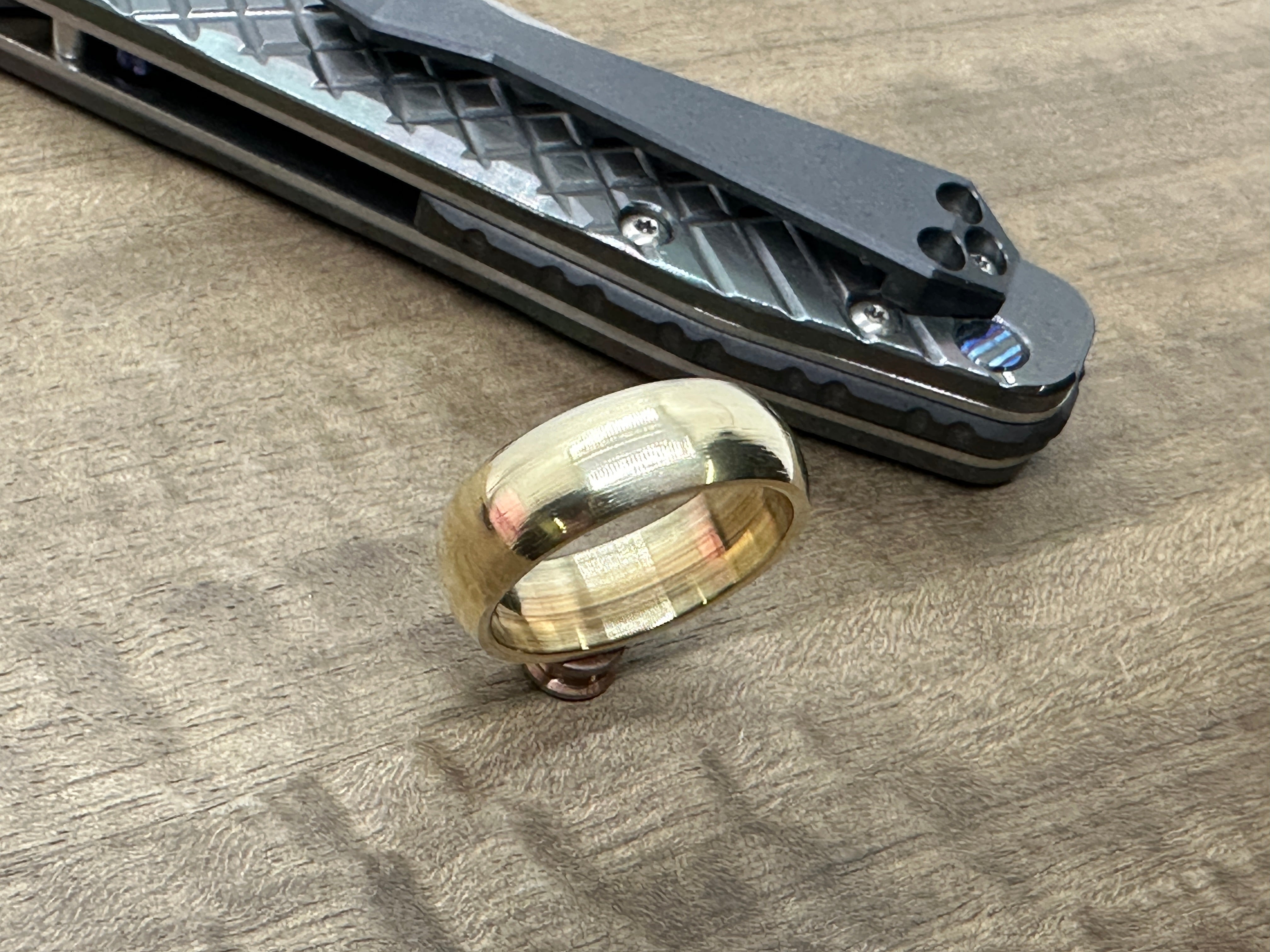 Ring Comfort Brass US size 8-12