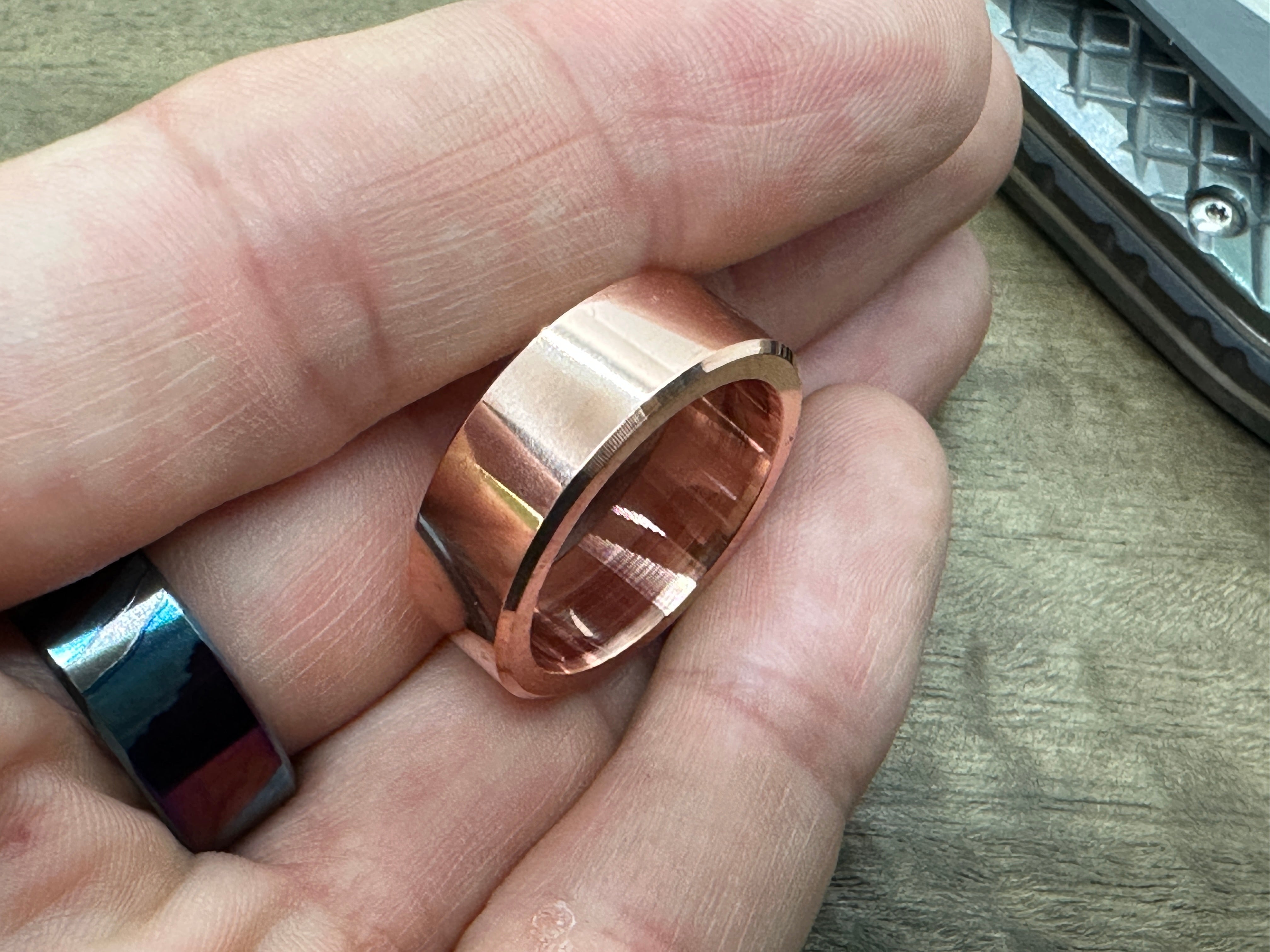 ESSENTIAL COPPER Ring US Size 11 ONLY