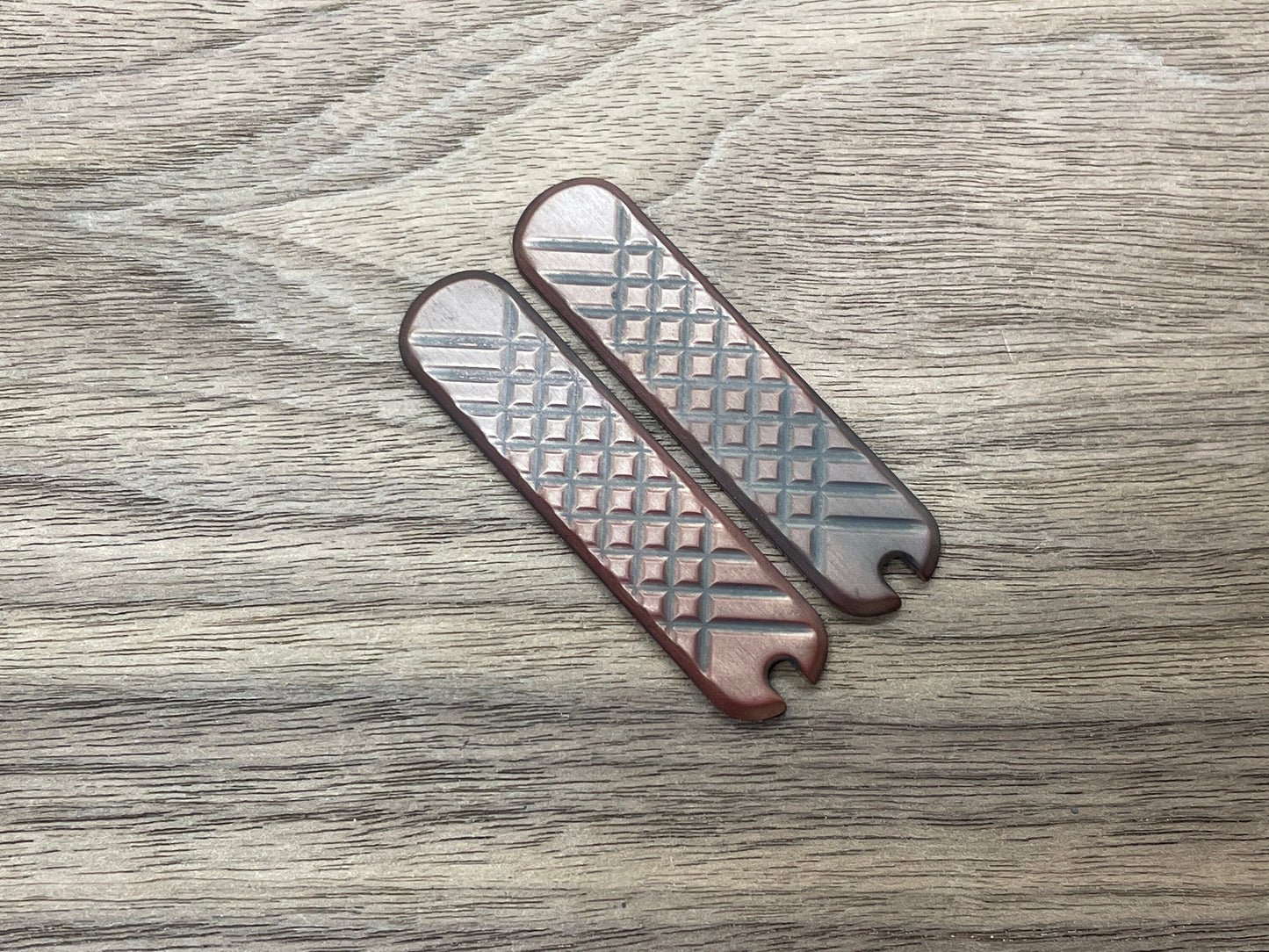 58mm FRAG Medieval Copper Scales for Swiss Army SAK