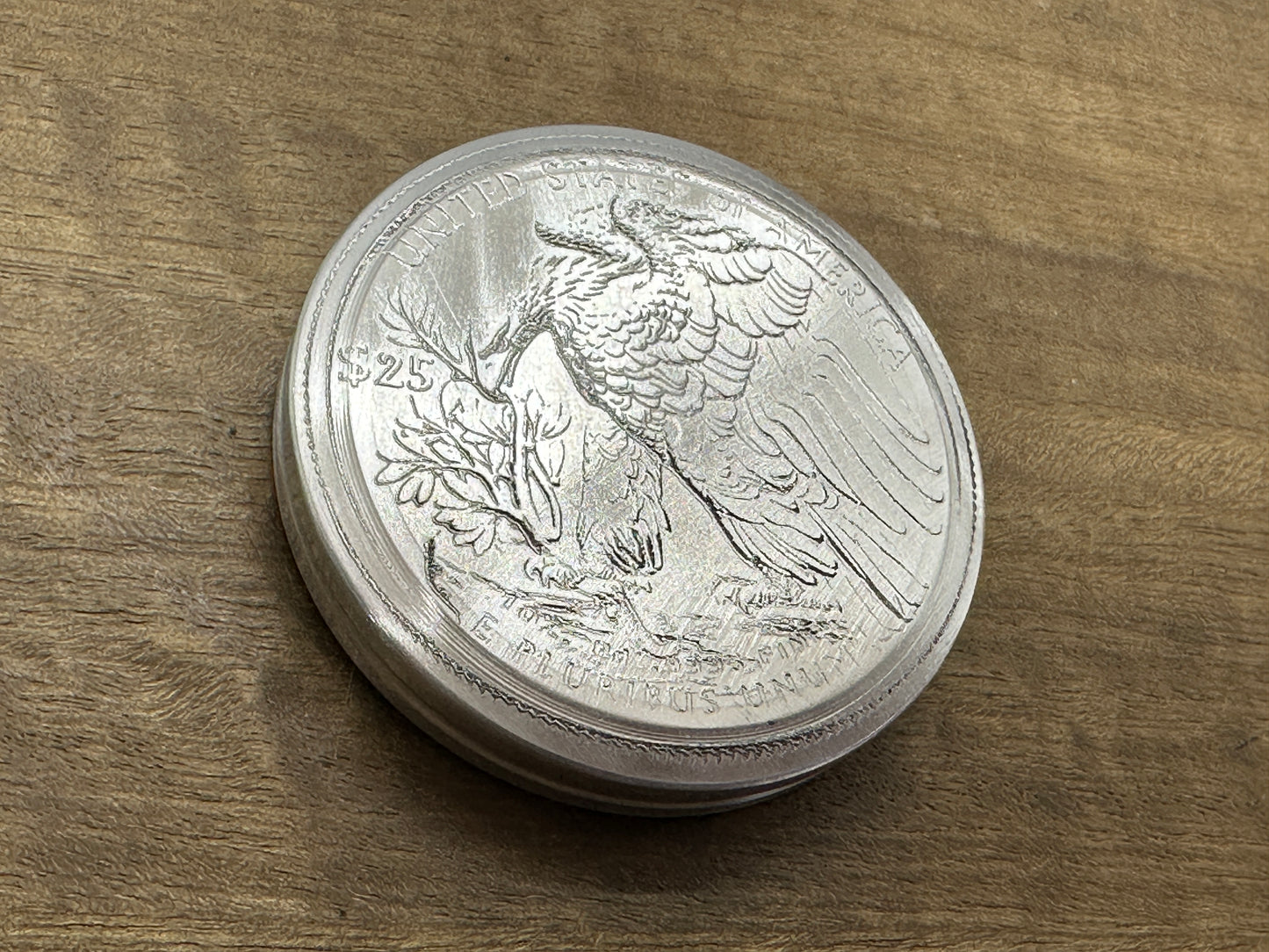 4 sizes Liberty Deep engraved Aluminum Worry Coin