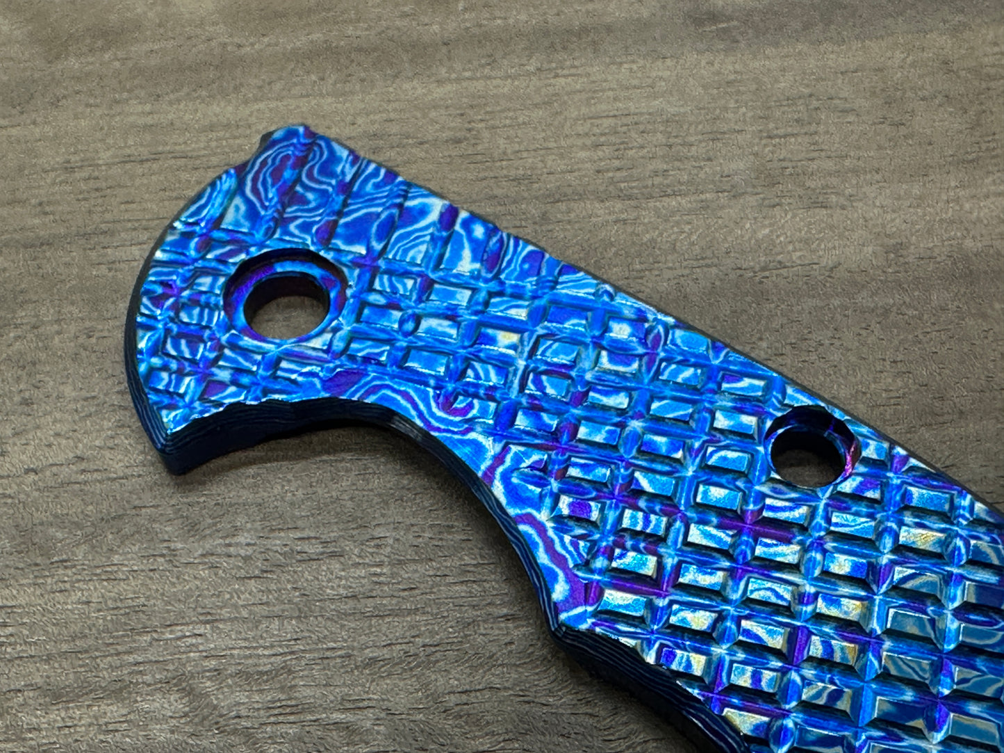 DRAGONFIRE Frag Cnc milled Timascus scale for XM-18 3.5 HINDERER