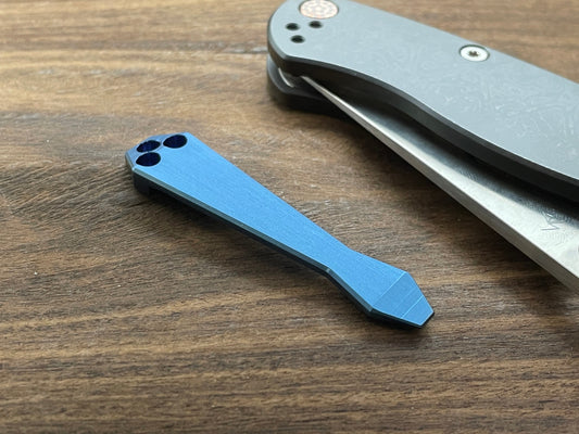 BLUE ano Dmd Titanium CLIP for most Spyderco models