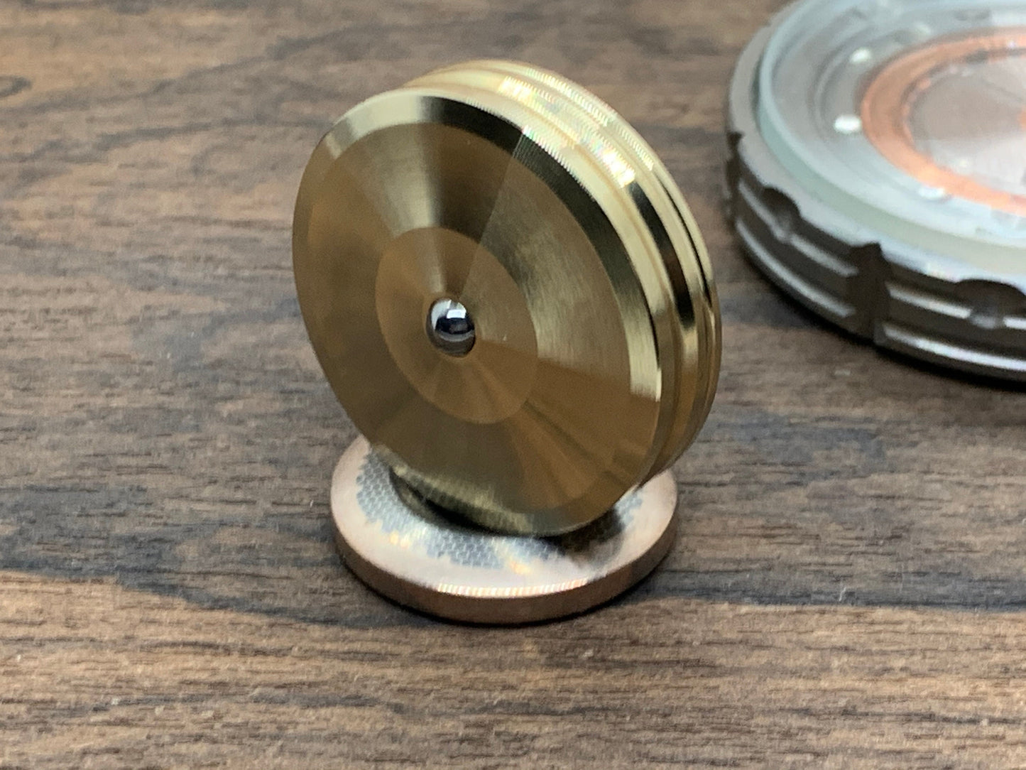 GROOVED Bronze Spinning Top PERFORMER