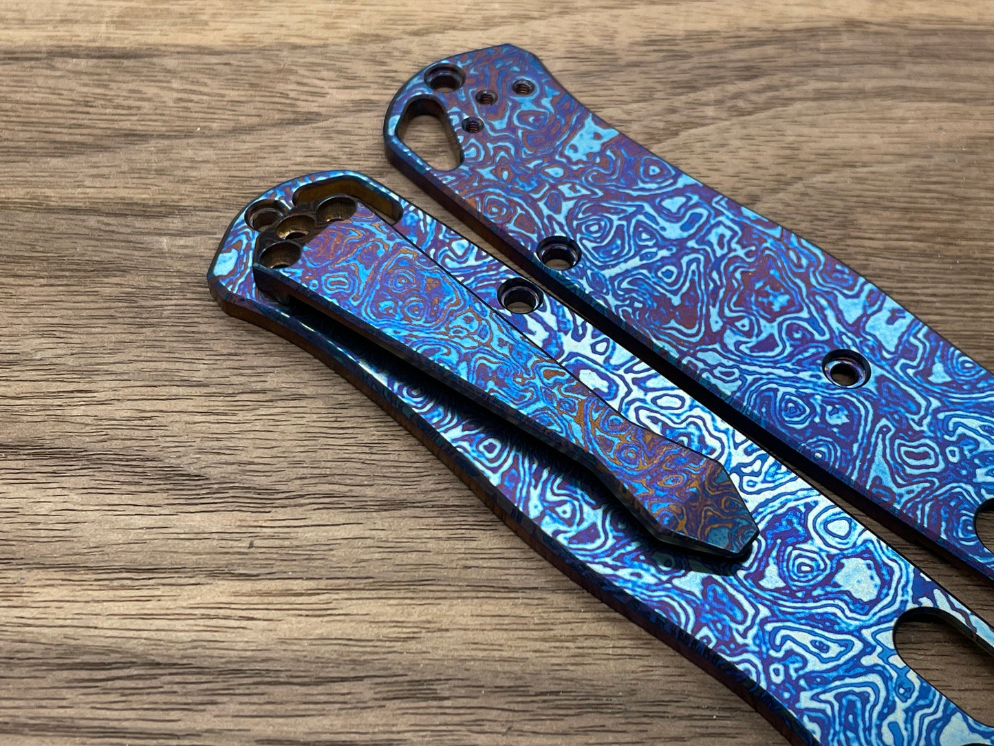 ALIEN heat ano engraved Dmd Titanium CLIP for most Benchmade models