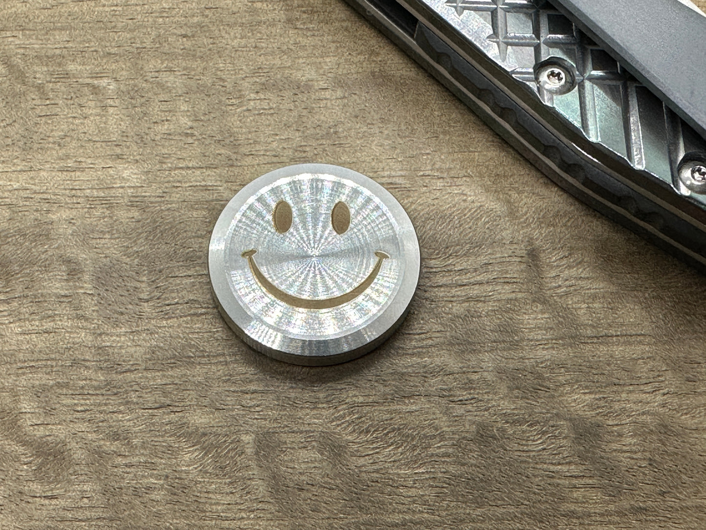 4 Sizes SMILEY-SAD (Yes-No decision maker) Stainless Steel Worry Coin