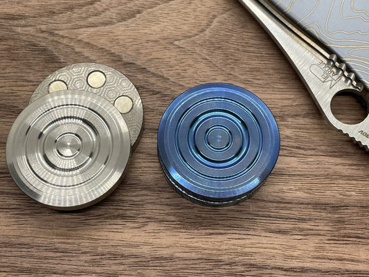 ORBITER HAPTIC Coins Blue ano Titanium Haptic Coins Fidget