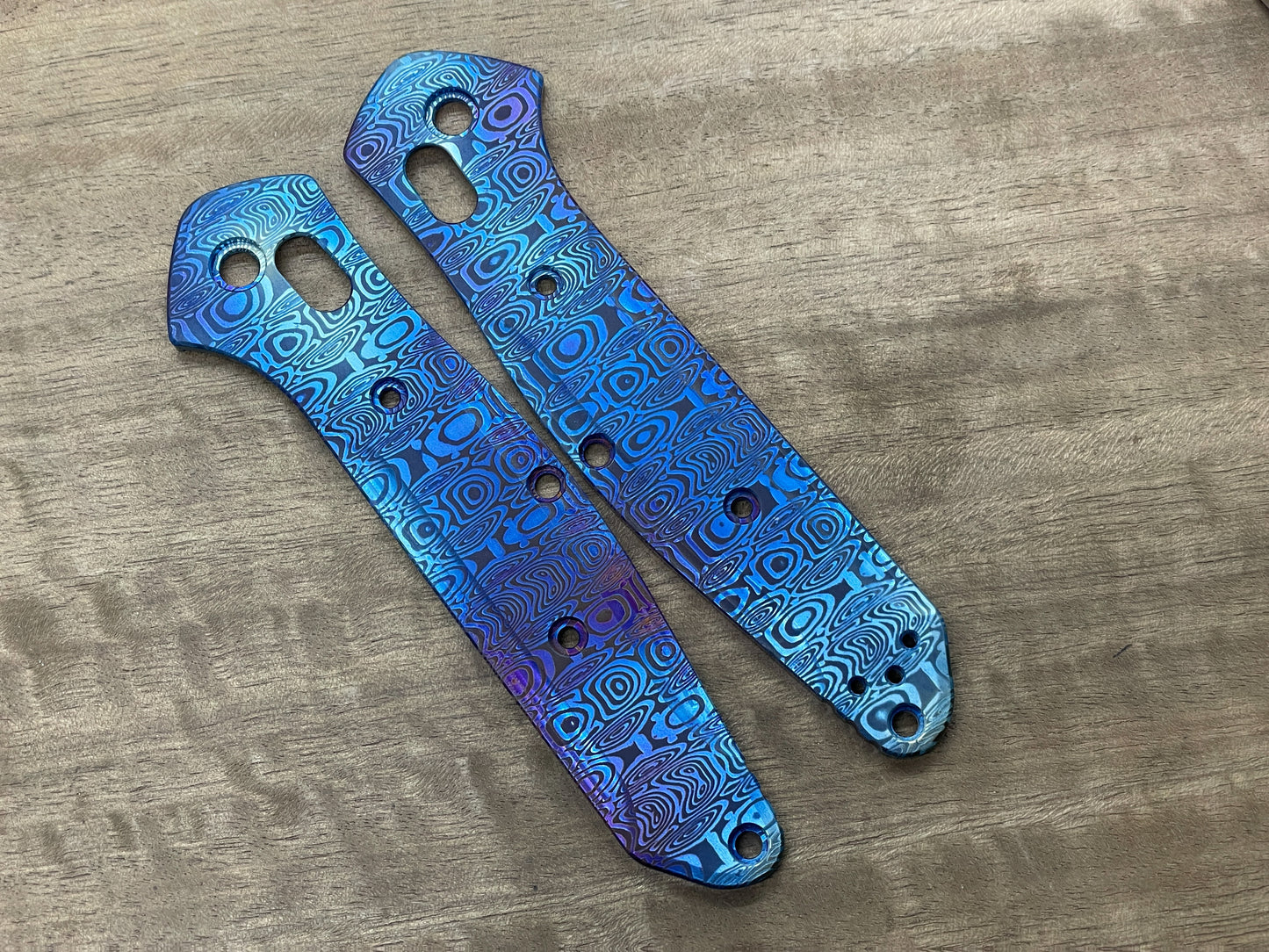 Dama LADDER Flamed Titanium Scales for Benchmade 940 Osborne