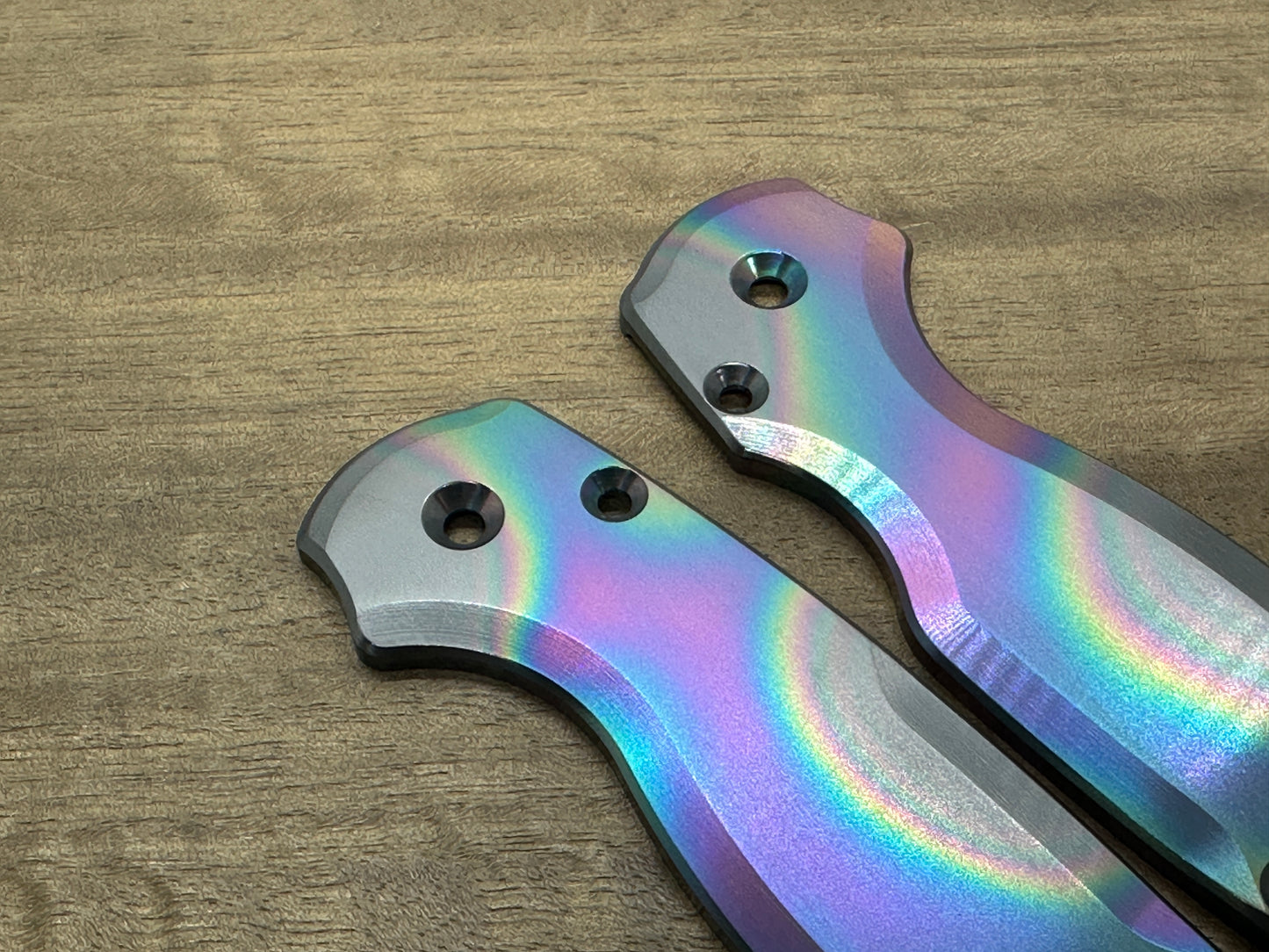 Oil Slick v2 Zirconium scales for Spyderco Paramilitary 2 PM2