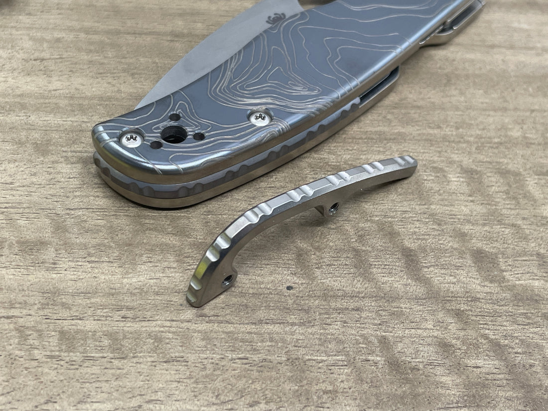 Titanium Gear BACKSPACER for Spyderco SHAMAN MetonBoss