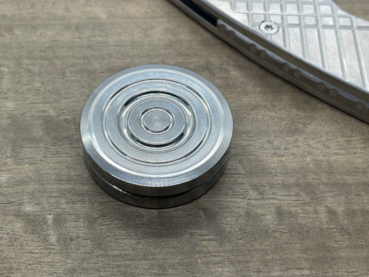 ORBITER Polished Stainless Steel Haptic Coins Slider Fidget