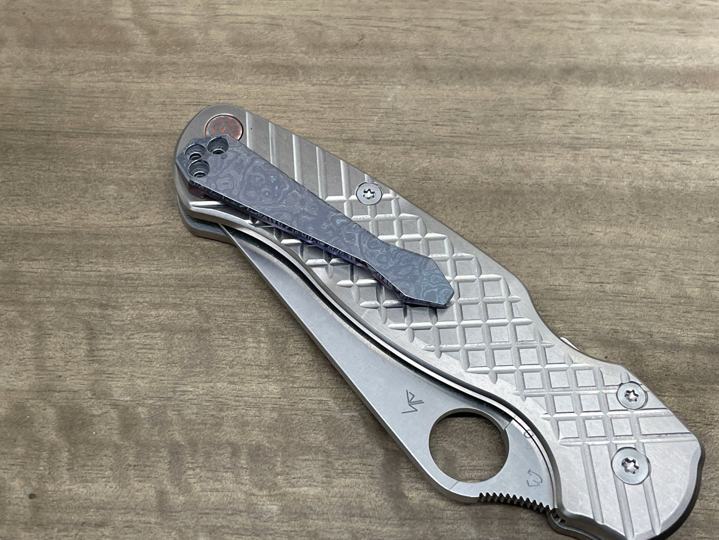 ALIEN Black Dmd Titanium CLIP for most Spyderco models