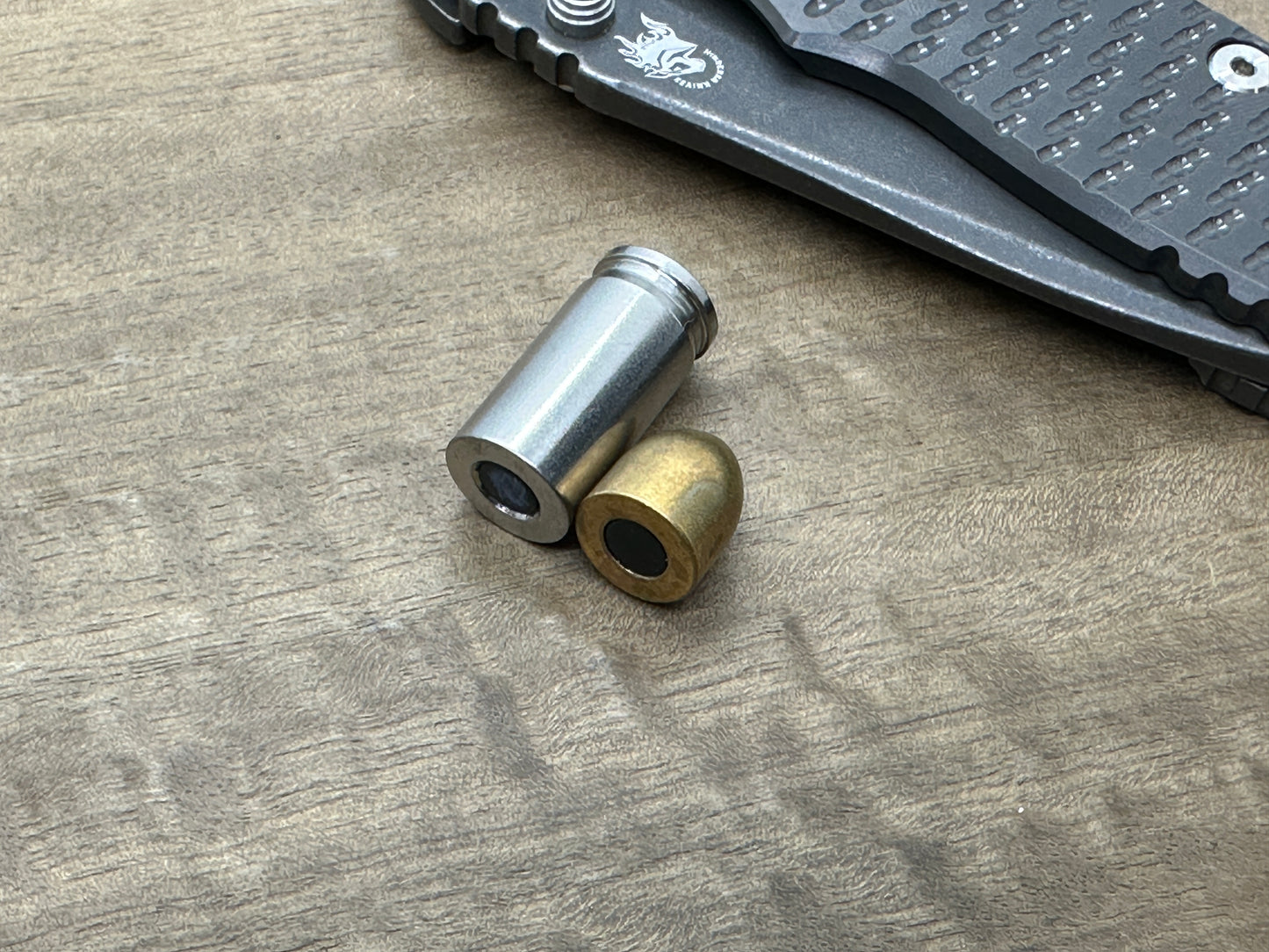 Stainless Steel - Brass HAPTIC-BULLET Haptic Slider ideas Adhd fidget