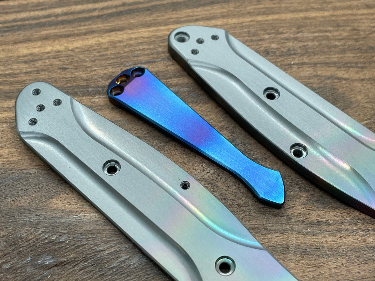 Flamed SPIDY Titanium CLIP for most Benchmade models