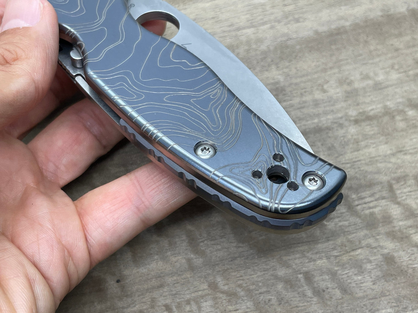 Titanium Gear BACKSPACER for Spyderco SHAMAN MetonBoss