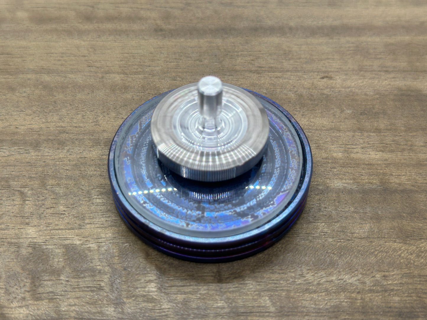 SEIGAIHA Stainless Steel Grooved Spinning Top PERFORMER - Alu Aerospace stem